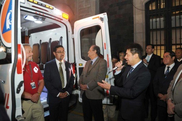 ENTREGA DE AMBULANCIA SJMP