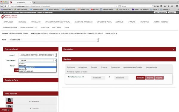 Se han girado 68 órdenes de aprehensión y de cateo vía internet.