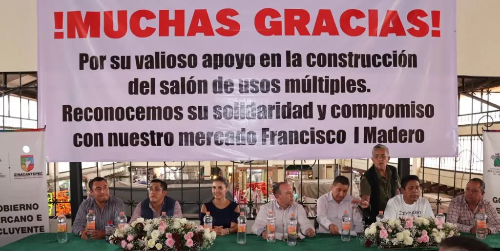 Inaugura Manuel Vilchis salón de usos múltiples en el mercado municipal